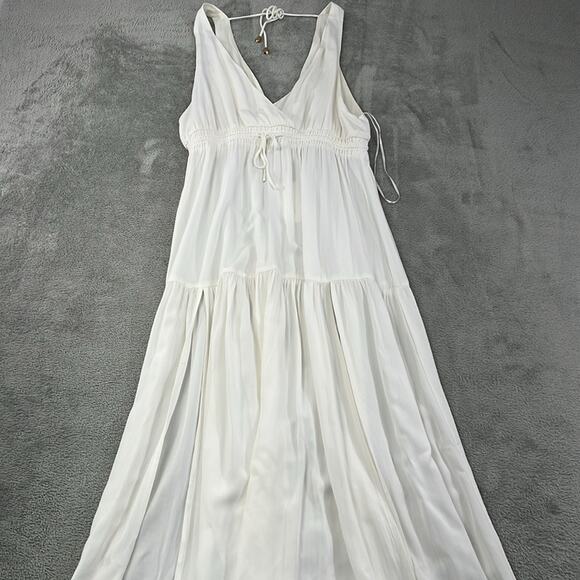 NEW L Space S White Emma Cover Up Midi Maxi Dress - Picture 1 of 12